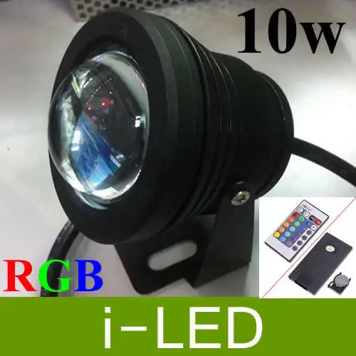 Светодиодные лампы 6 шт./лот 10 Вт RGB 12 В алюминиевые Подводные водонепроницаемые