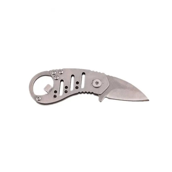 Мини карманный складной нож Stonewash открывалка для бутылок с брелком для спорта на открытом воздухе, кемпинга, туризма, выживания, самообороны, принадлежности