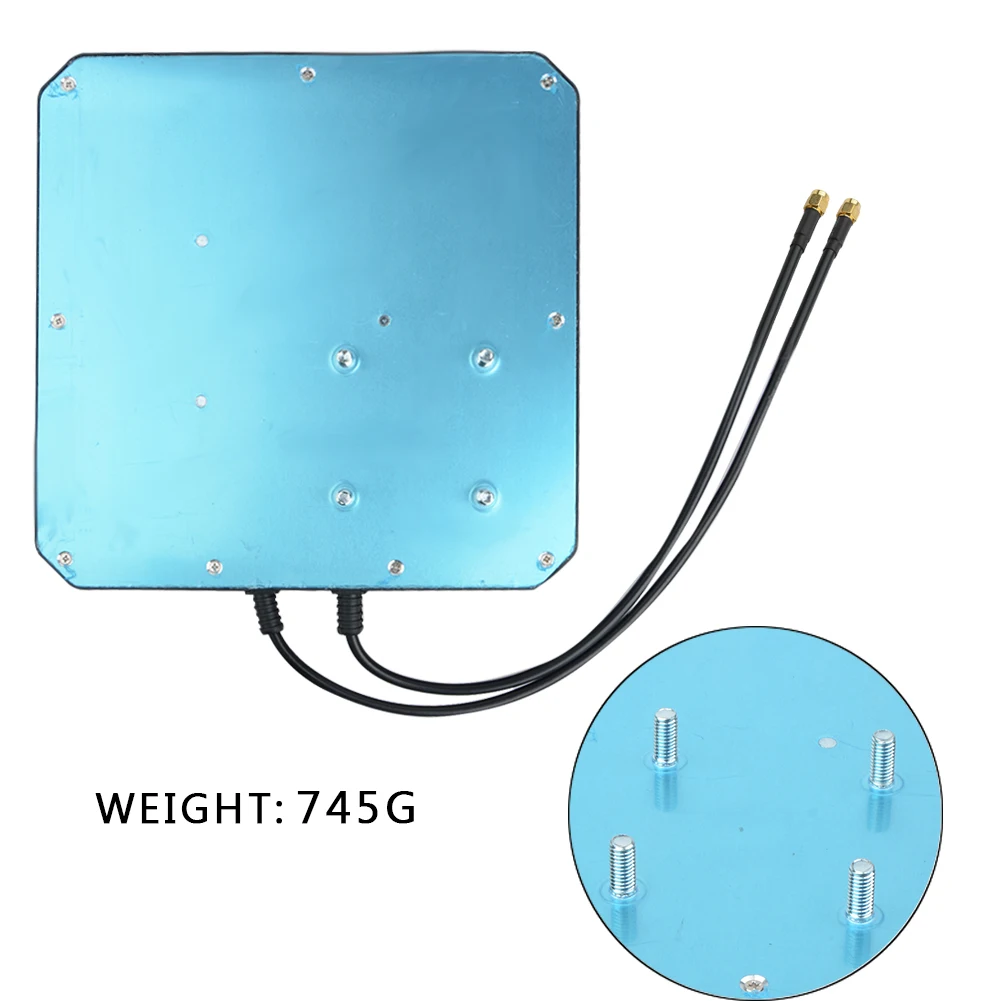 Наружная антенна MIMO 4G LTE 2 * 22dBi двойная поляризационная панельная разъем с