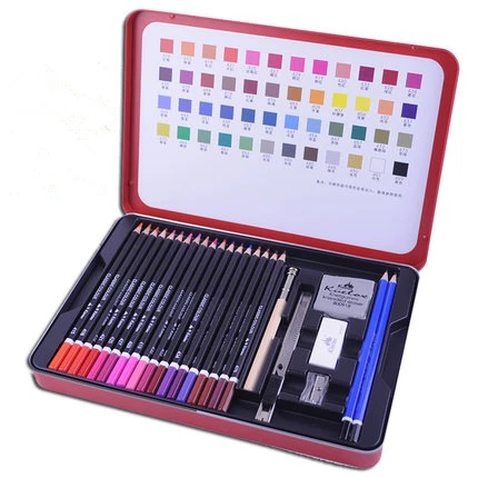 Профессиональные мягкие водорастворимые цветные карандаши 48 цветов|colour pencil