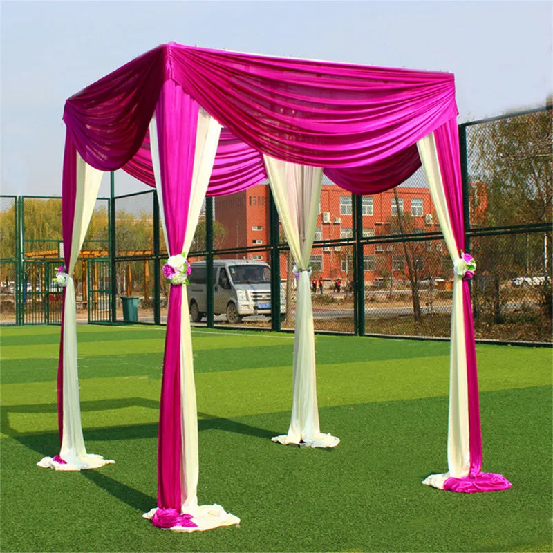 Свадебное украшение квадратная труба Навес/chuppah/Арбор драпировка стенд | Дом и