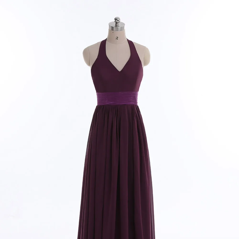 Женское шифоновое платье с лямкой на шее сексуальное ТРАПЕЦИЕВИДНОЕ без рукавов