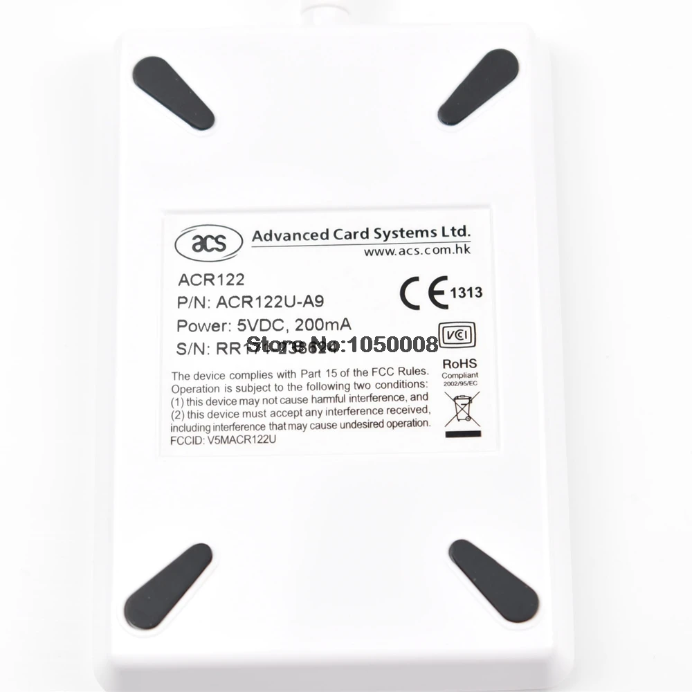 Фото USB ACR122U-A9 NFC считыватель писатель Дубликатор RFID смарт-карт + 5 шт. UID сменные карты + 5 шт. UID Домофонные брелок + 1 SDK CD-плеер №3