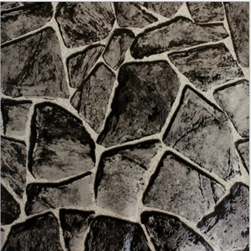 Бесплатная доставка 3D стерео каменные обои ретро китайский стиль магазины