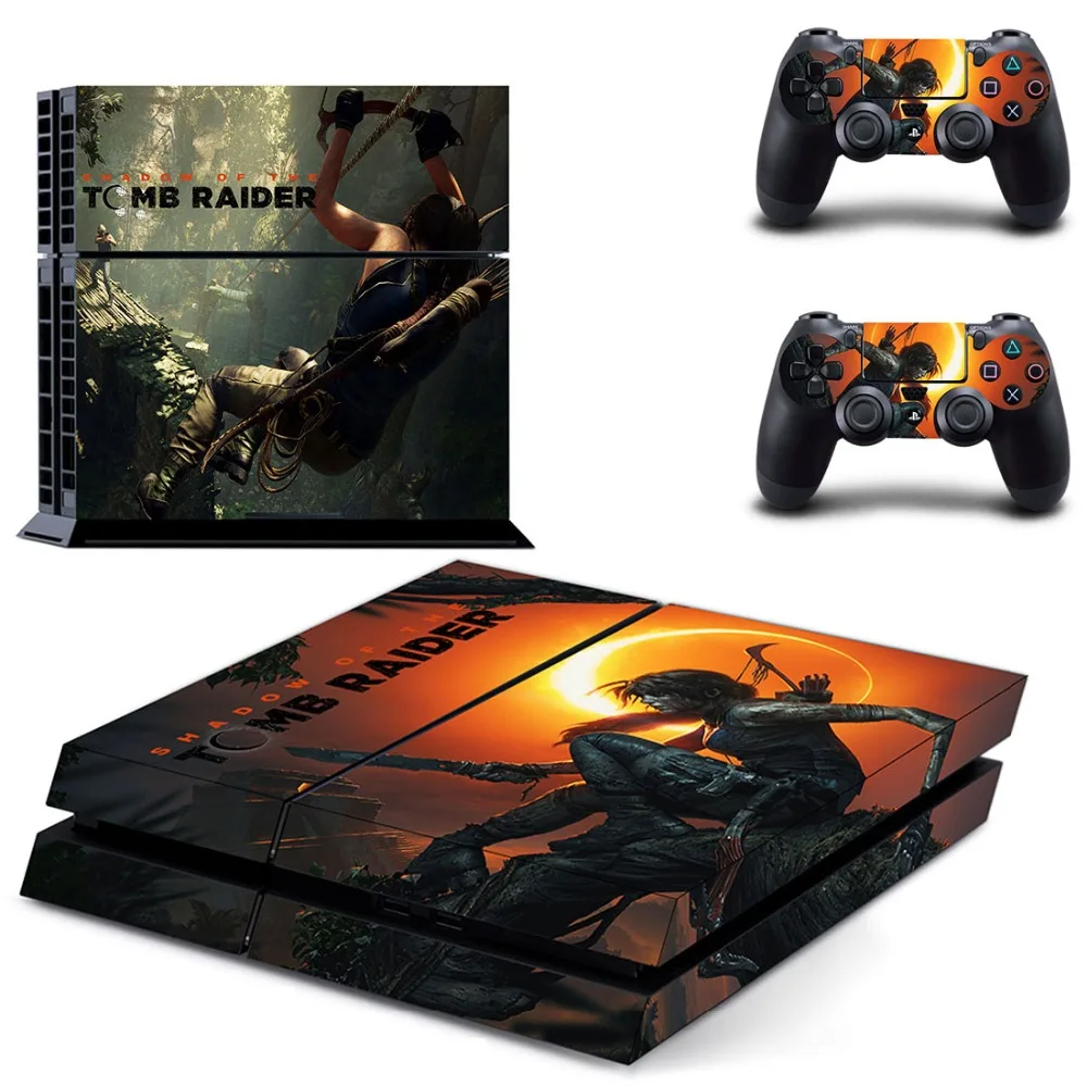 Shadow of The Расхитительница PS4 кожи Стикеры наклейка для Sony Игровые приставки 4