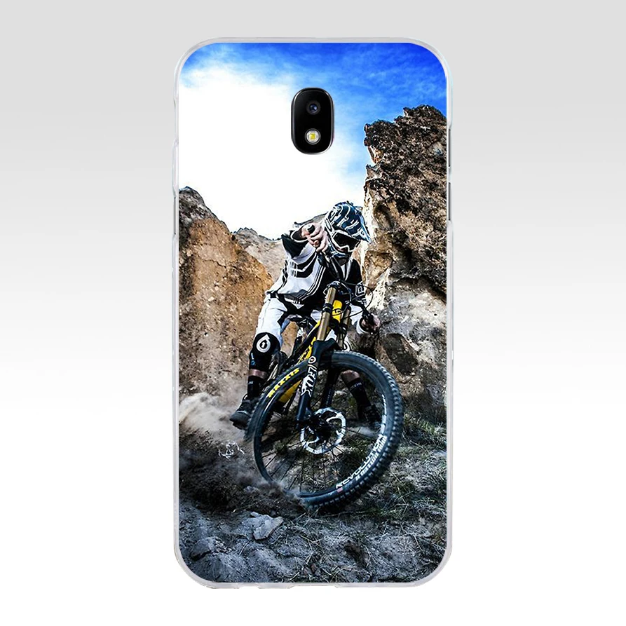 8 189 удивительный горный велосипед MTB Мягкий Силиконовый ТПУ чехол для телефона для samsung j3 j5 j7 17 j2 prime j6 Plus - Цвет: 8