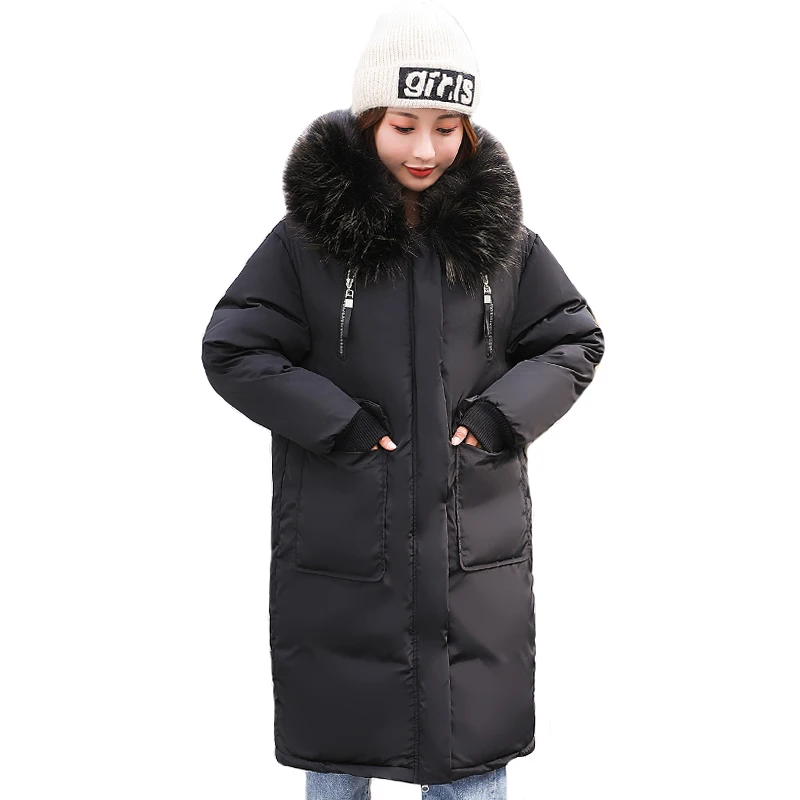 Winter Jacket Women 2019 High Quality Warm Thicken Female Coat Cotton Padded Long Parka | Женская одежда