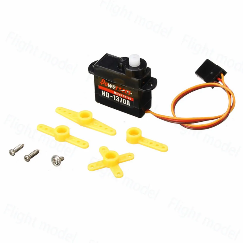 4pcs Power HD 1370A 0 6 kg 3 7g Micro Mini Servo Для F3P EP200 модели полета | Игрушки и хобби
