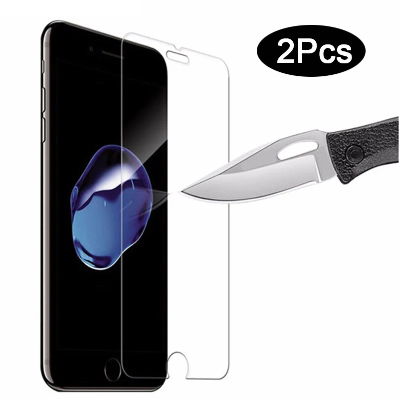 2 шт закаленное стекло для Iphone 6s 6 7 8 S Защитное стекло для экрана протектор для Apple Iphone 6s S6 ipone пленка 9h