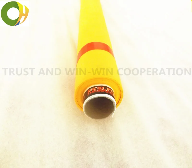 100% высокоточная сетка для трафаретной печати CMC yellow165T/420-27Y-158cm-10mts высокое