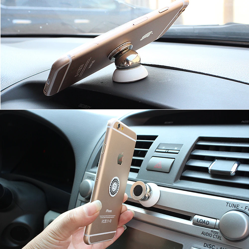 360 Degree Universal Car Phone Holder Magnetic Air Vent Mount Cell Mobile Stand Accessories | Автомобили и мотоциклы