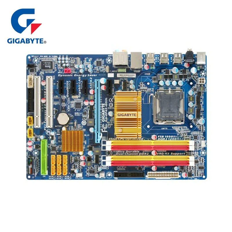 Фото Материнская плата Gigabyt, 100% оригинальная материнская плата LGA 775 DDR2 для настольного компьютера, материнская плата 16 ГБ, материнская плата с пр... №3