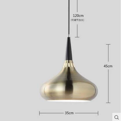 Скандинавский ресторан люстра один современный простой led столовая Бар