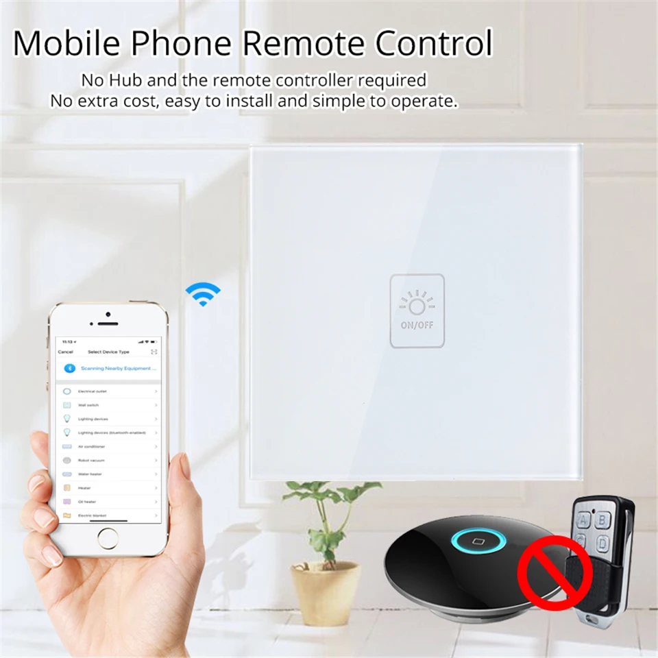 Tuya Smart EU WiFi светильник, переключатель, умная стеклянная панель, настенный переключатель RF433, интеллектуальное приложение для жизни, Голосовое управление с Alexa Google Home IFTTT