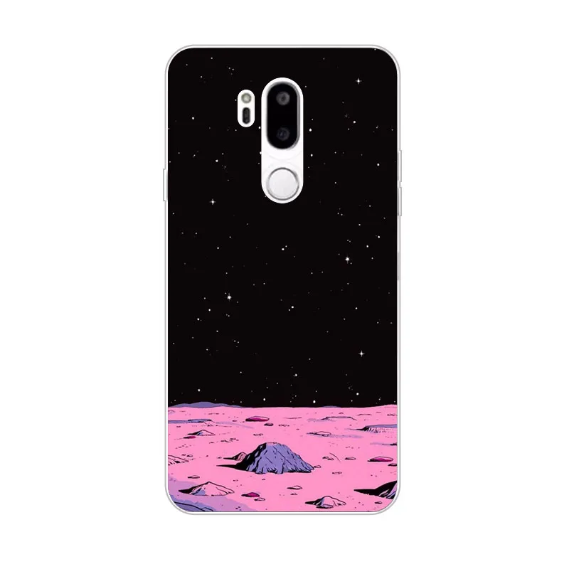 Чехол для LG g7 силиконовая живопись животного мягкая задняя крышка из ТПУ