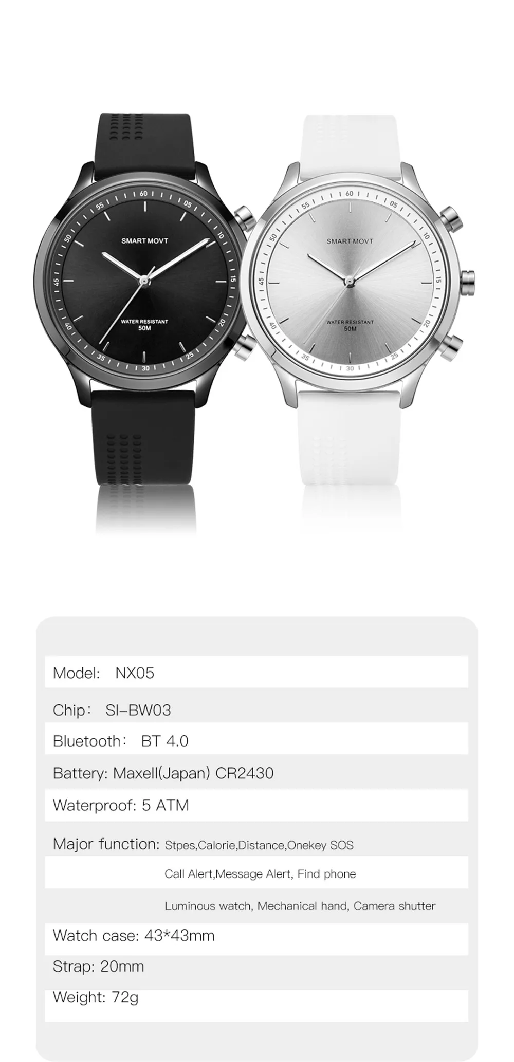 Greentiger NX05 Смарт-часы мужские спортивные 5ATM водонепроницаемые длинные часы в режиме ожидания Смарт-часы SOS кварцевые часы для Ios Android