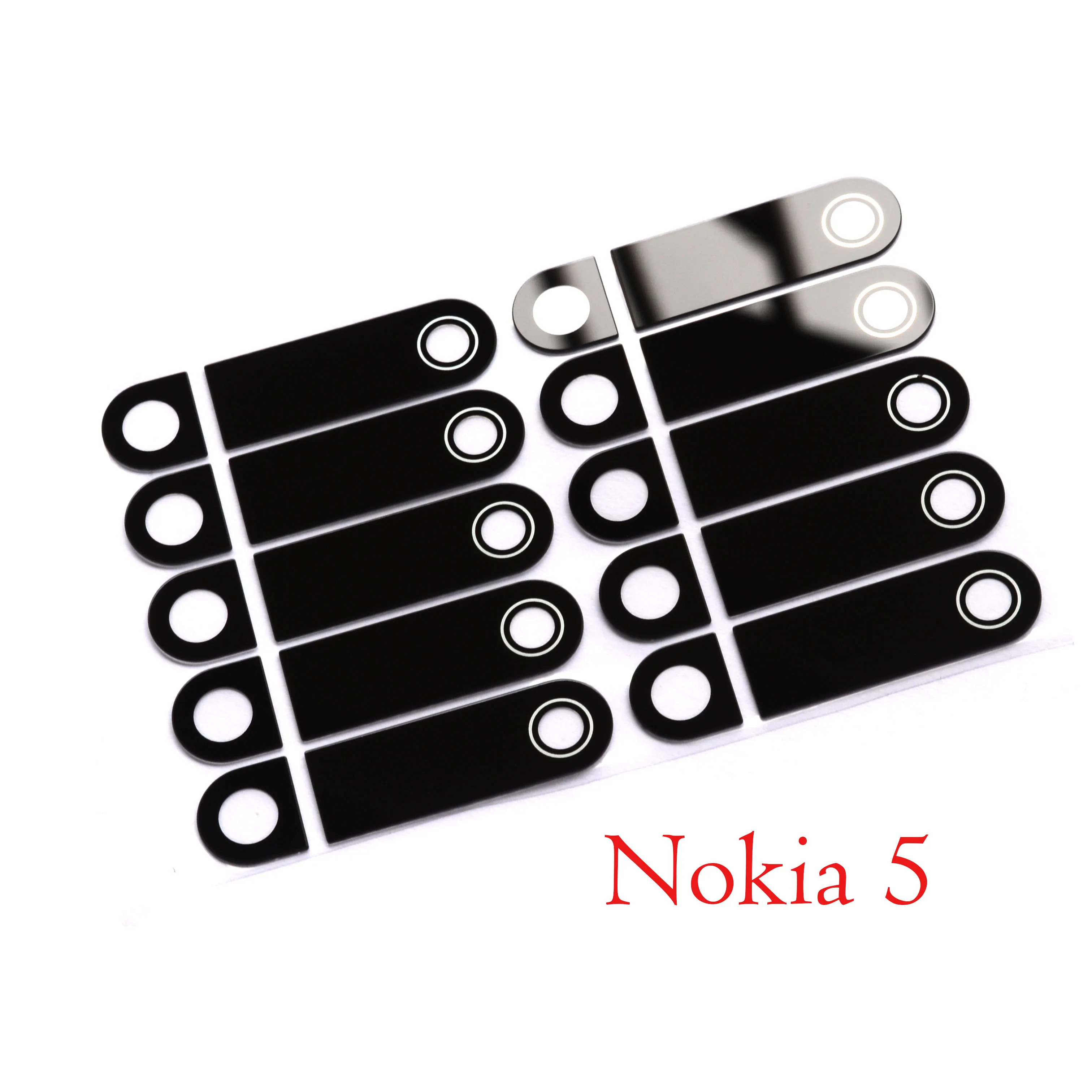 

Стеклянный объектив задней камеры 10 шт. для Nokia 5 с наклейкой для Nokia5