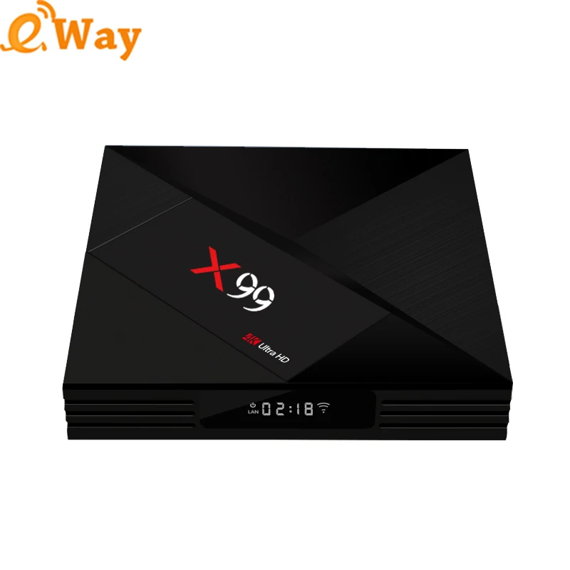 RK3399 шесть ядер X99 4G 64G Android 7 1 Смарт ТВ 5G WiFi USB 3 медиаплеер HDR 1000M LAN BT4.0
