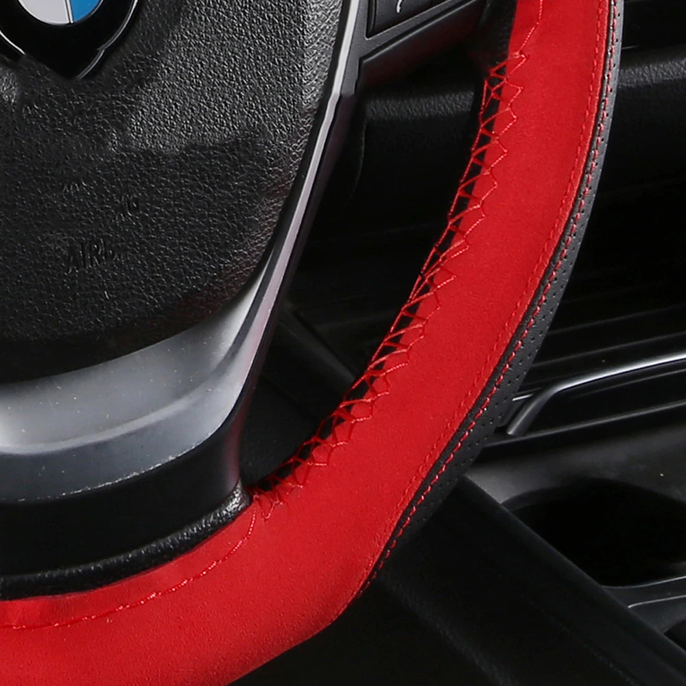 38cm car universal sports color matching steering wheel covers anti-skid breathable sweat-absorbing Luxury cover | Автомобили и