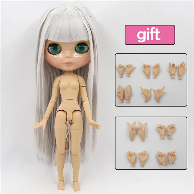 tan skin Фабрика blyth кукла bjd шарнир тела белая кожа bjd 30 см матовый лица резные губы с бровей индивидуальные лица - Цвет: tan skin