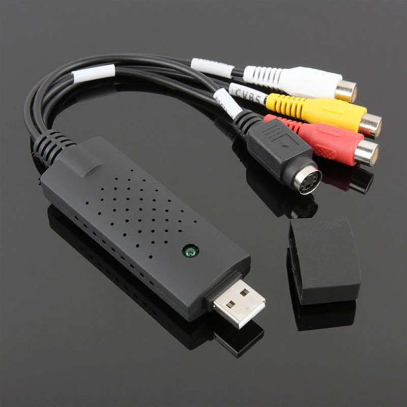 Преобразователь VHS в цифровой портативный с USB 2 0 на видео Захват аудио AV ТВ