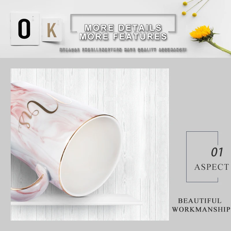 Скандинавская керамическая чашка s, чашка для молока, кофе, креативная керамическая чашка для воды, набор, чашка для капучино с крышкой, ложка, посуда для дома 5B034