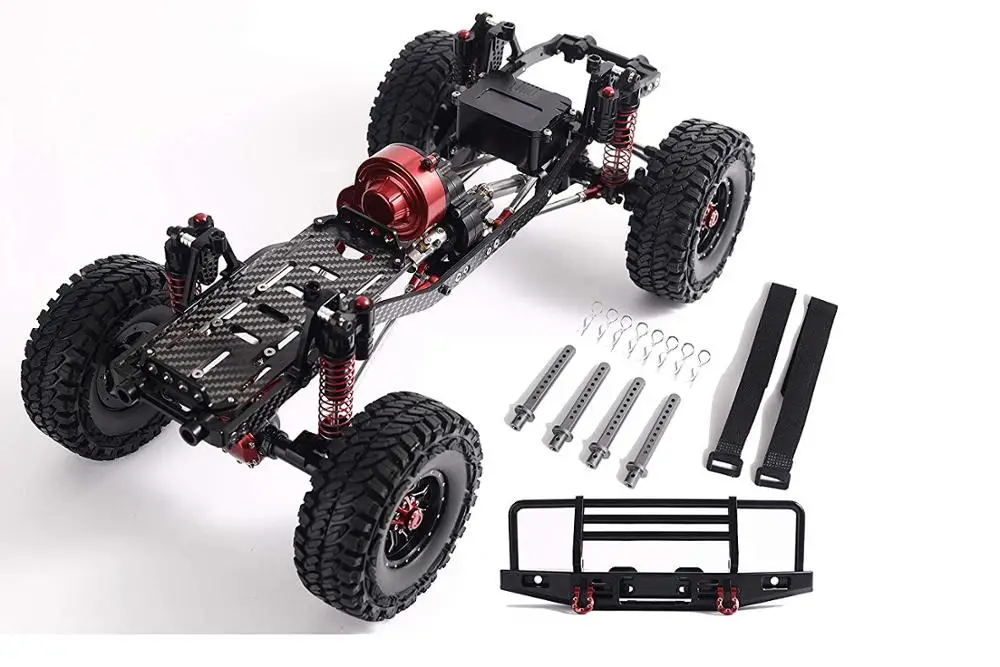 1/10 RC автомобиль SCX10II 90046 рама шасси алюминиевый сплав с модернизированной версией обратного редуктора и заднего моста(не включает питание