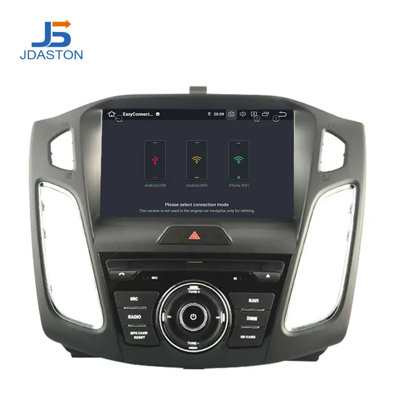 JDASTON Android 9,0 автомобильный dvd-плеер для FORD FOCUS 2011 2012 2013 Автомобильный gps Радио стерео Мультимедиа 4G+ 64G Восьмиядерный