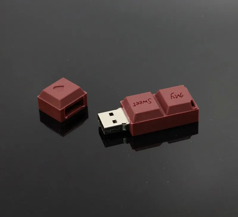 Шоколадный USB флеш-накопитель, флеш-накопитель, 16 ГБ, 64 ГБ, 32 ГБ, 4 ГБ, 8 ГБ, милый флеш-накопитель, флеш-накопитель, карта памяти, модный подарок
