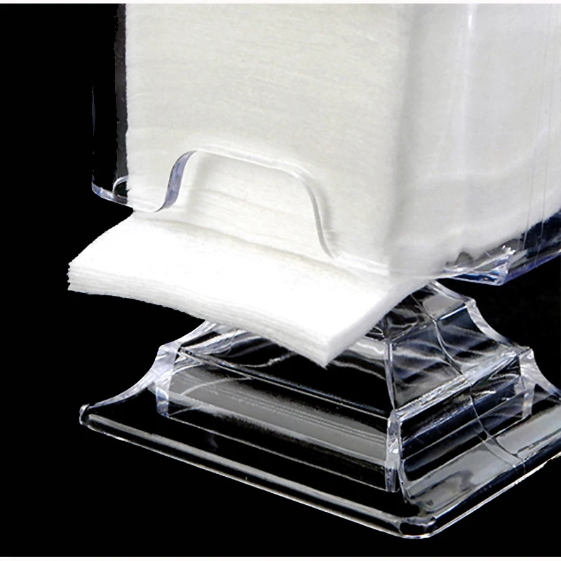 1 шт. для удаления лака ногтей держатель протирания чистый хлопковый коврик