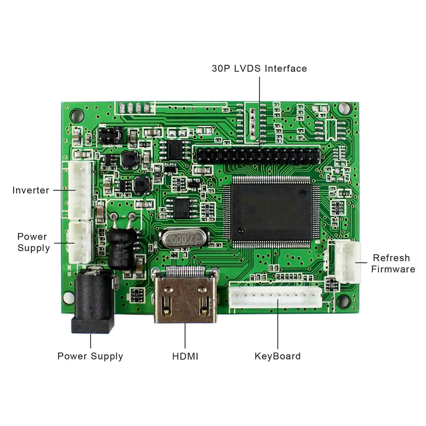 HD MI LCD контроллер платы емкостной сенсорной панели подсветки WLED 40pin eDP разъем 10 1