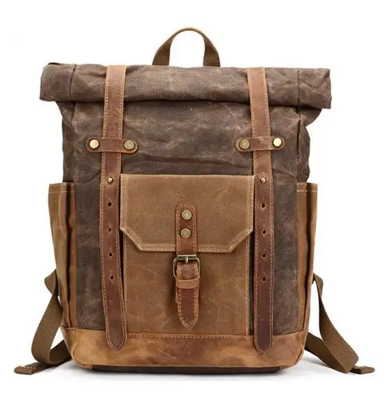 Плечевой рюкзак Joyloading из натуральной кожи в стиле преппи водонепроницаемая