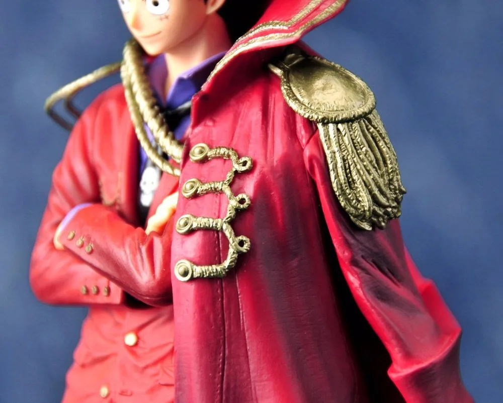 One piece Luffy 20th anniversary Ver. ПВХ фигурка красный плащ конечной король Луффи Санджи Зоро OP Коллекционная модель 25 см