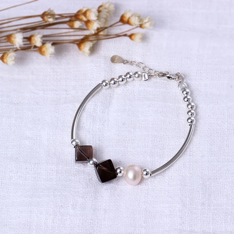 Женский браслет из серебра 925 пробы с искусственными камнями|bracelets for|bracelets for