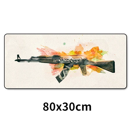 Игровой коврик для мыши, большой игровой коврик для мыши для геймера, компьютерный коврик для мыши, коврик для CS GO AWP Dragon Lore AK47 M4A4 для Rainbow Six 80x30 см - Цвет: 036