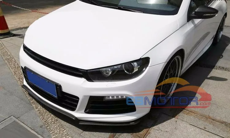 Неокрашенный передний спойлер для VW Scirocco R бампер 2009- V072F