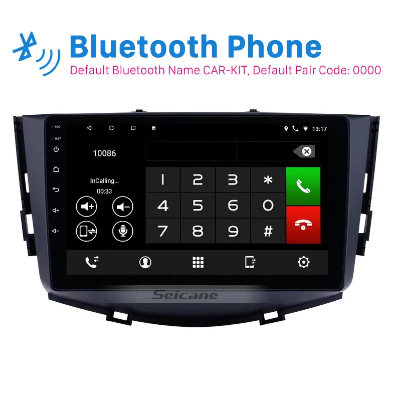 Seicane Navi 2Din 9 &quotHD Android8.1 Автомобильный gps стерео для Lifan X60 2011 2012 2016 Авторадио с Bluetooth