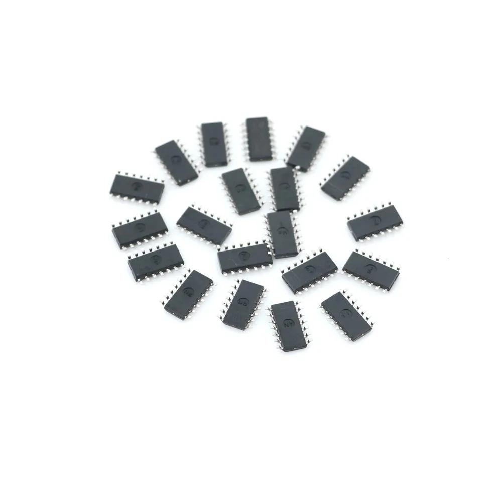 20 шт. HUXUAN 74HC04D SOP14 74HC04 SOP SN74HC04DR SMD IC новый и оригинальный IC|Регуляторы