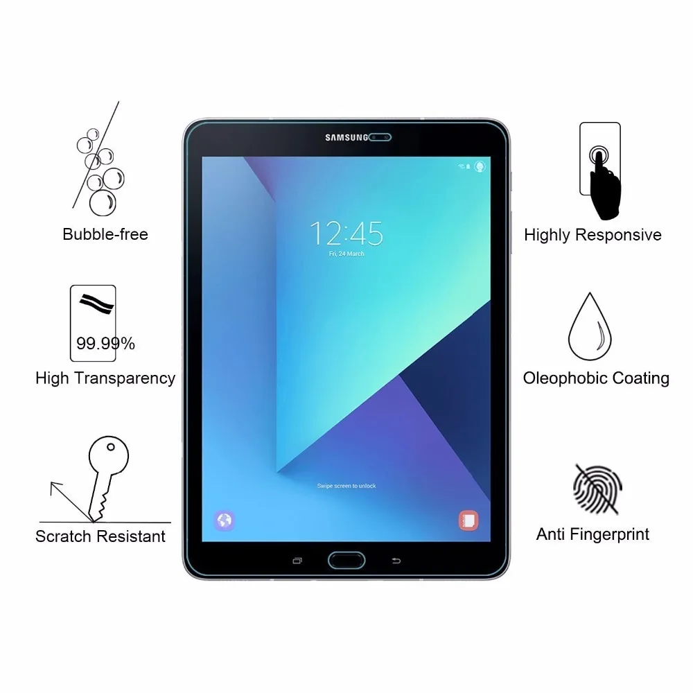 H закаленное Стекло для samsung Galaxy Tab S3 9 7 T820 T825 T829 SM-T820 планшетных предотвратить Scratch