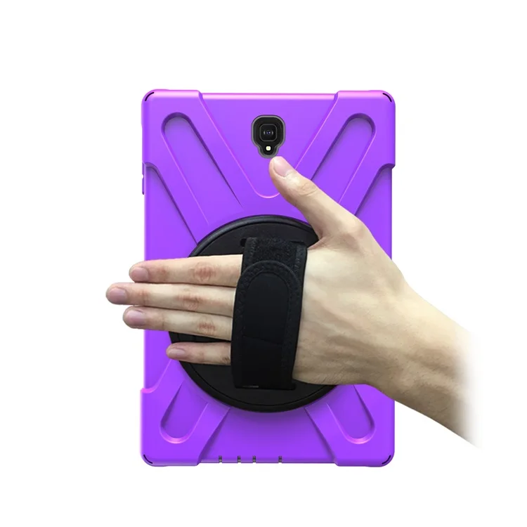 Purple kickstand Ударопрочный ударопрочный сверхпрочный бронированный чехол для samsung Galaxy Tab S4 10,5 дюймов Чехол выпуск модель T830 T835 T837 - Цвет: Purple kickstand