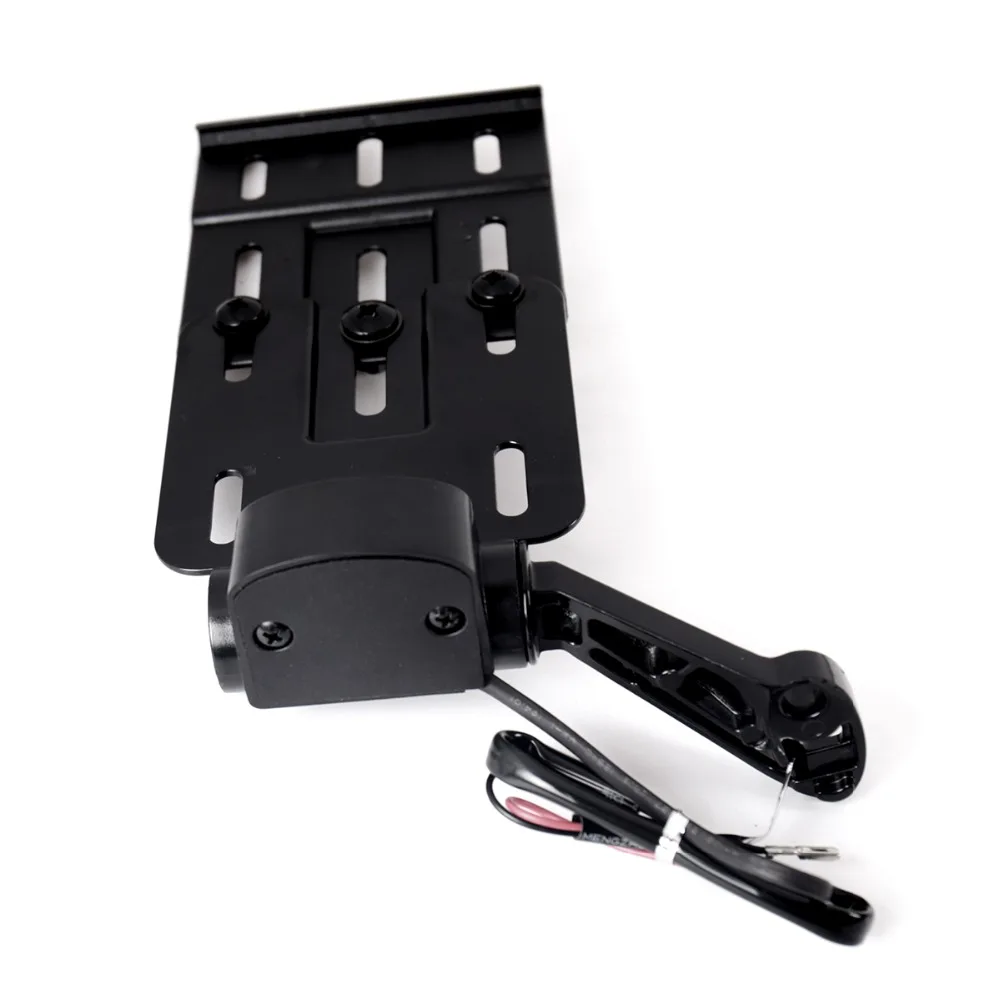 Черная телескопическая складной светодиодный светильник Алюминий Боковое