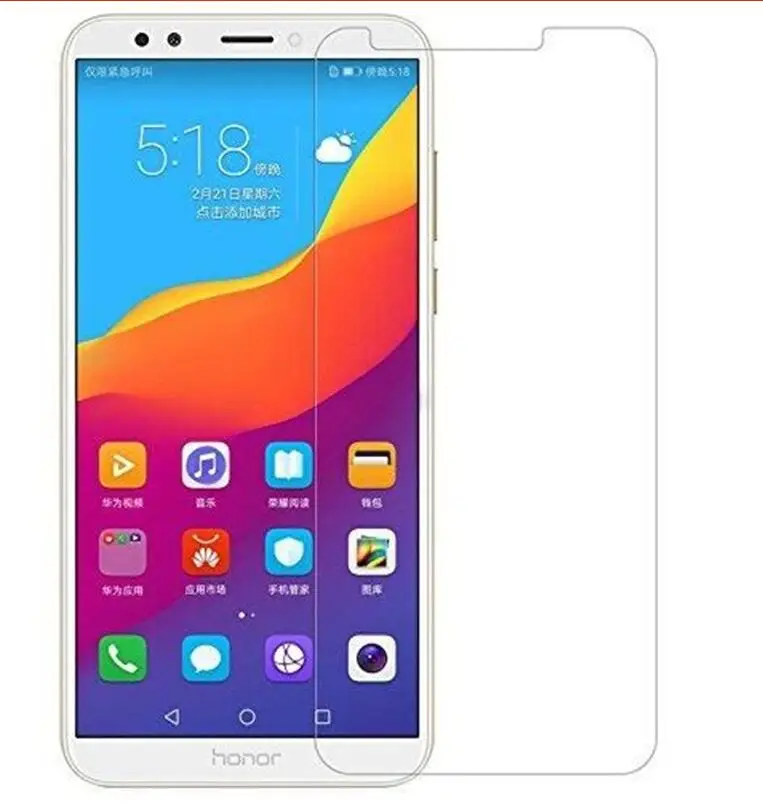 2 шт закаленное стекло для huawei P20 Lite Pro Y3 Y5 Y6 Y7 Prime Y9 mate RS Honor 6A 7X10 7A Защитная пленка для экрана