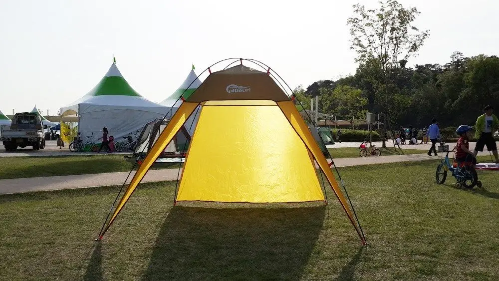 구매 휴대용 태양 그늘 쉼터 캐노피, 비치 텐트, 야외 캠핑, 피크닉 낚시