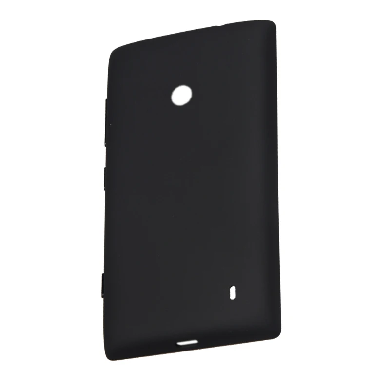 Black Backcover Новая задняя крышка батареи Корпус для Nokia Lumia 520, пять цветов оптом дешевле - Цвет: Black Backcover