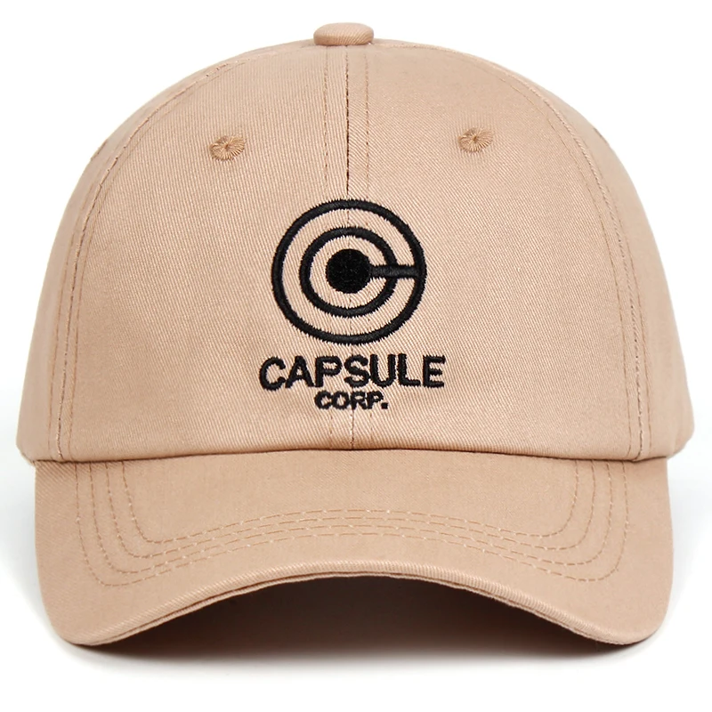 Чехол Capsule Corp. Dragon Ball Dad Hat аниме песня хлопок Бейсболка с вышивкой унисекс бейсболки для мужчин и женщин Праздник