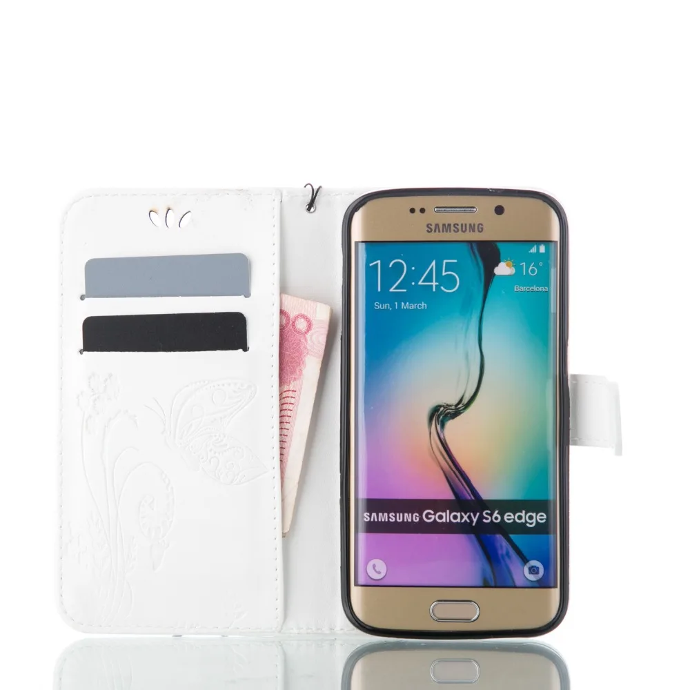 Флип чехол для Samsung Galaxy S6 S 6 Edge G925 G925F SM G925FQ G925K кожаный телефона|Бамперы| |