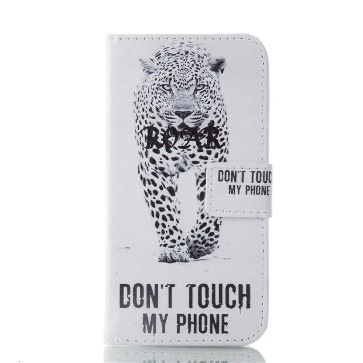 Leopard Роскошный чехол для samsung Galaxy J3, J5, J7 Prime, A3, A5,,, S8 Plus, S7 Edge, S5, башня, колокольчик, слон, кожаный чехол, сумка, E03Z - Цвет: Leopard
