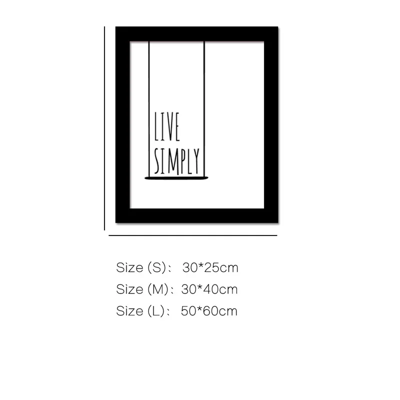 Английский алфавит цитаты LIVE просто сочетание масляной живописи Винтажные