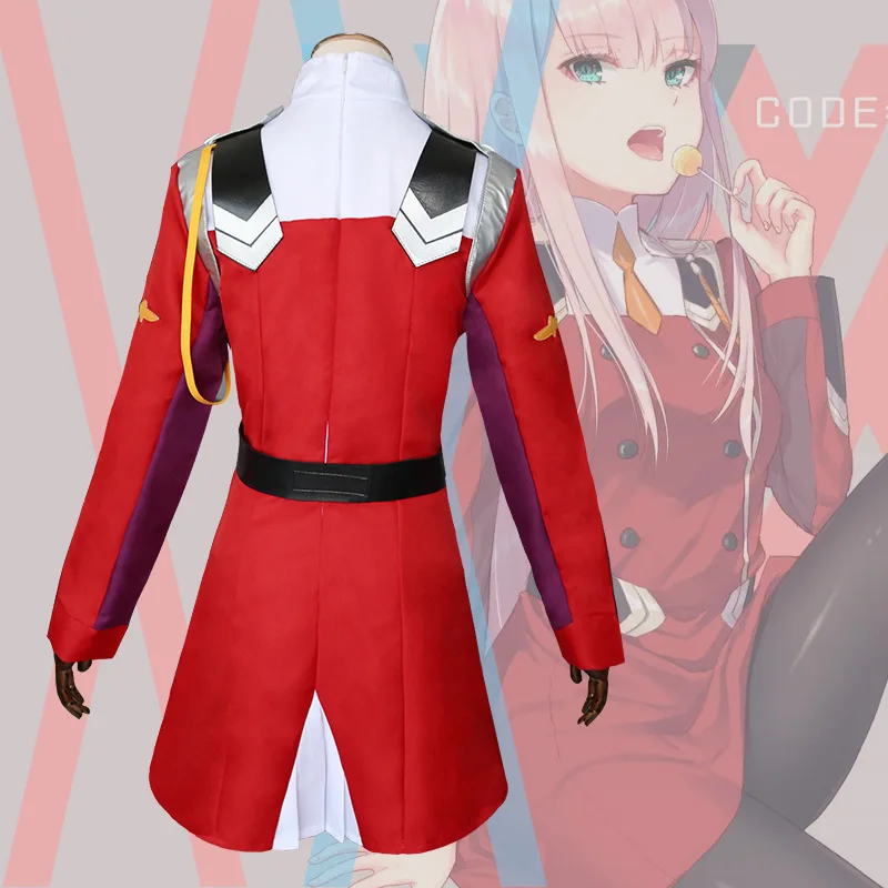 DARLING In The FRANXX Аниме Косплей Костюм 02 Zero Two брендовый женский костюм полный комплект