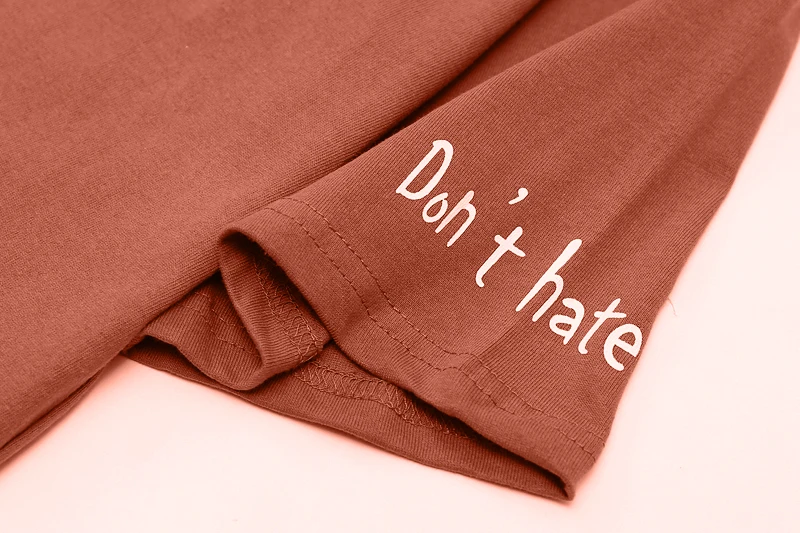 2018 new fashion women's t shirt summer college style loose thin long T-shirt | Женская одежда